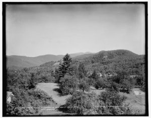 Birds eye photograph of Jackson, NH